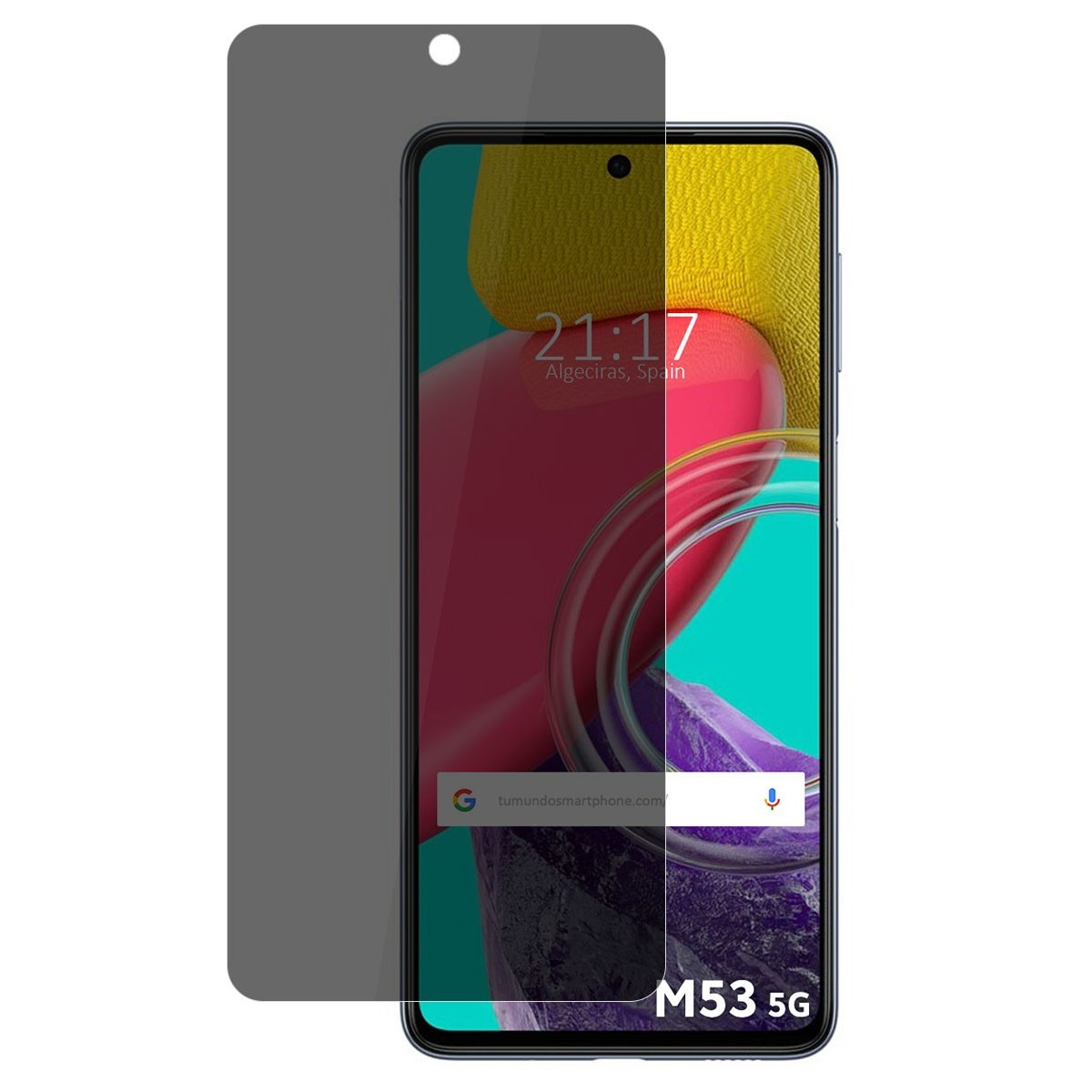 Protector Pantalla Hidrogel Privacidad Antiespías para Samsung Galaxy M53 5G