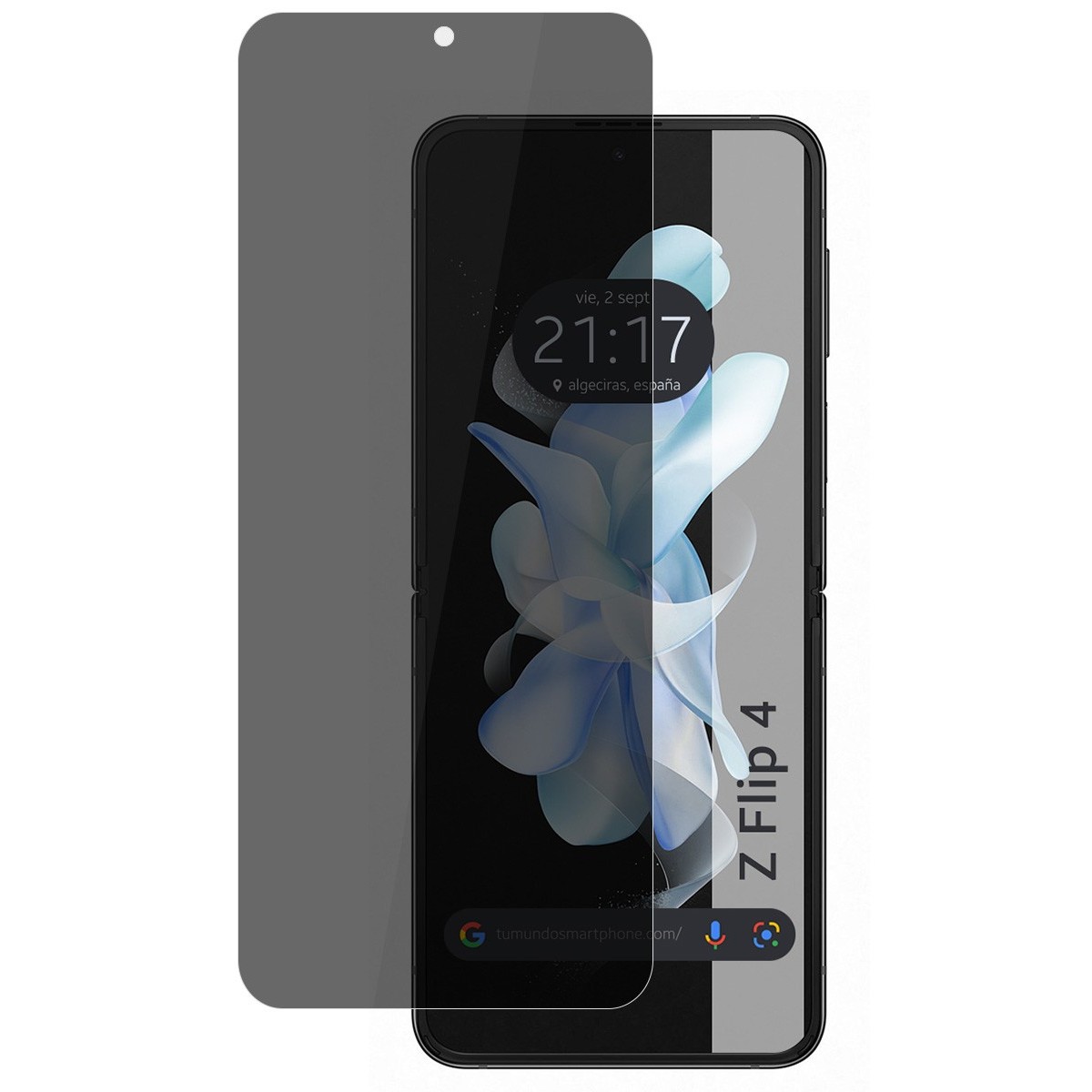 Protector Pantalla Hidrogel Privacidad Antiespías para Samsung Galaxy Z Flip 4 5G