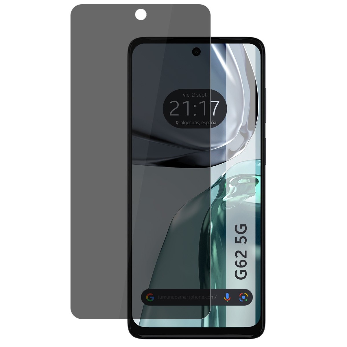 Protector Pantalla Hidrogel Privacidad Antiespías para Motorola Moto G62 5G