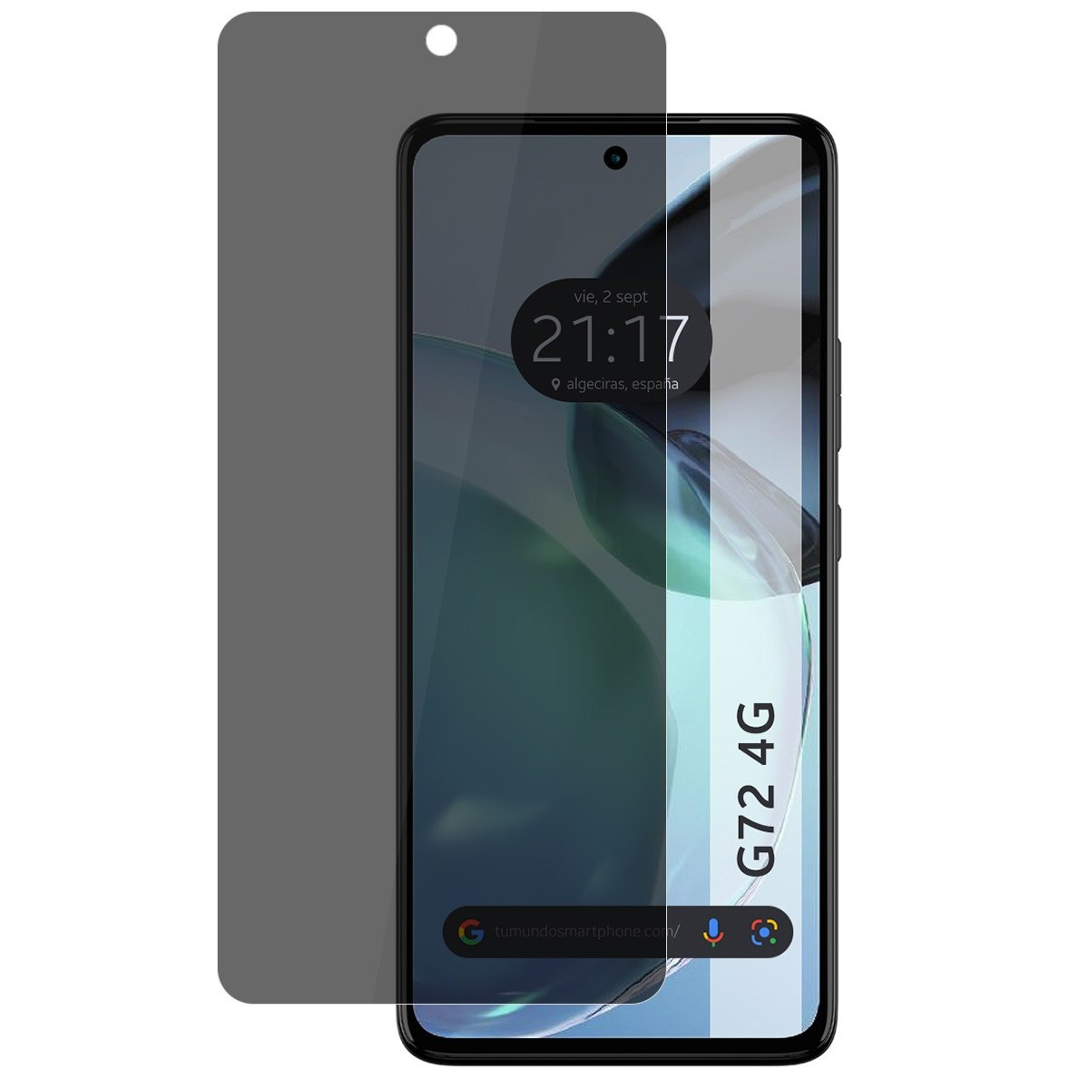 Protector Pantalla Hidrogel Privacidad Antiespías para Motorola Moto G72 4G