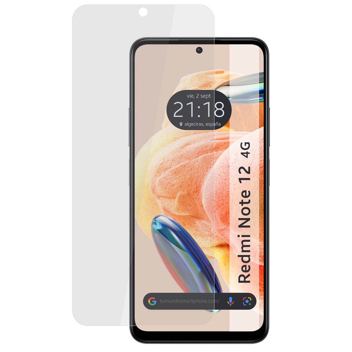 Protector Pantalla Hidrogel Flexible compatible con Xiaomi Redmi Note 12 4G