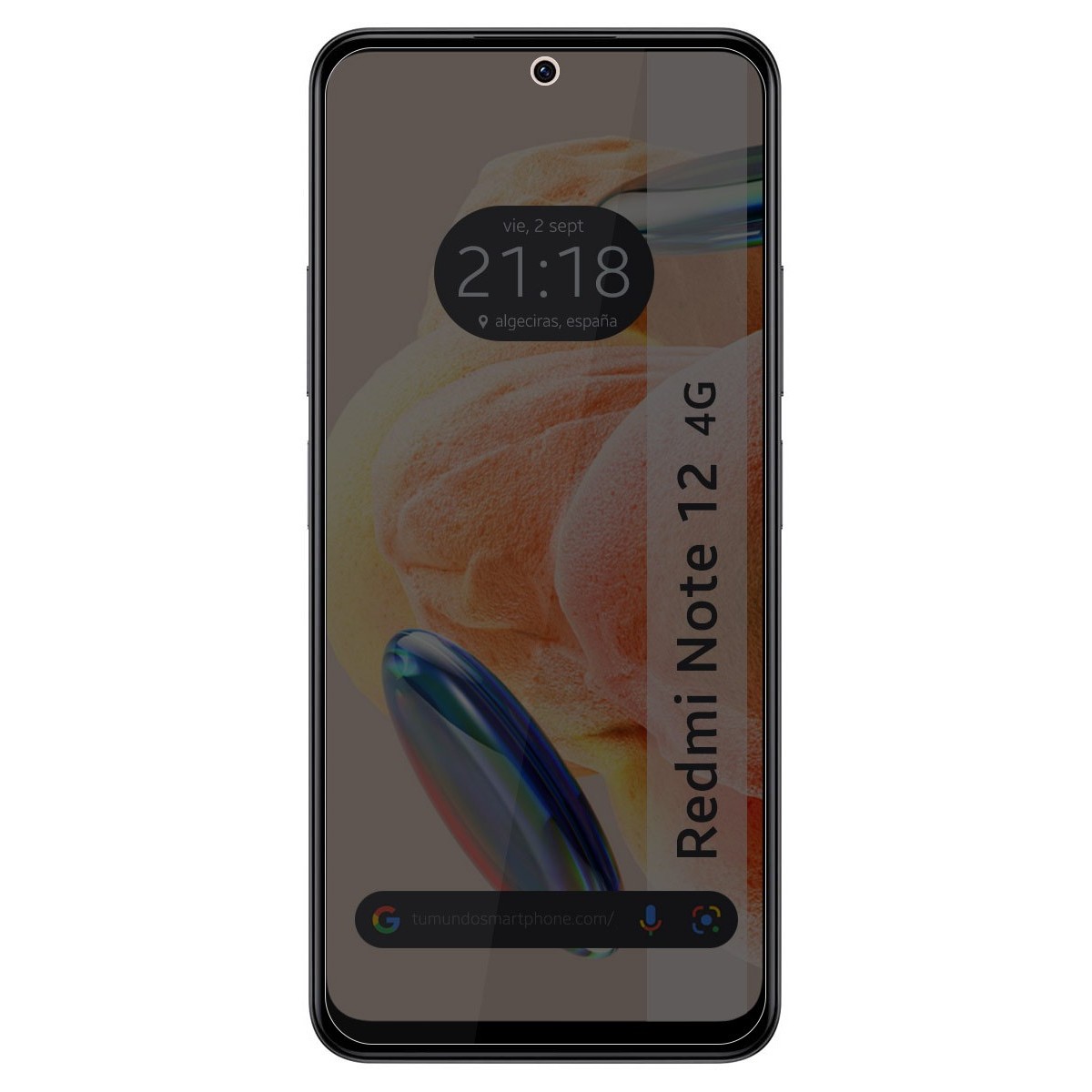 Protector Pantalla Hidrogel Privacidad Antiespías compatible con Xiaomi Redmi Note 12 4G