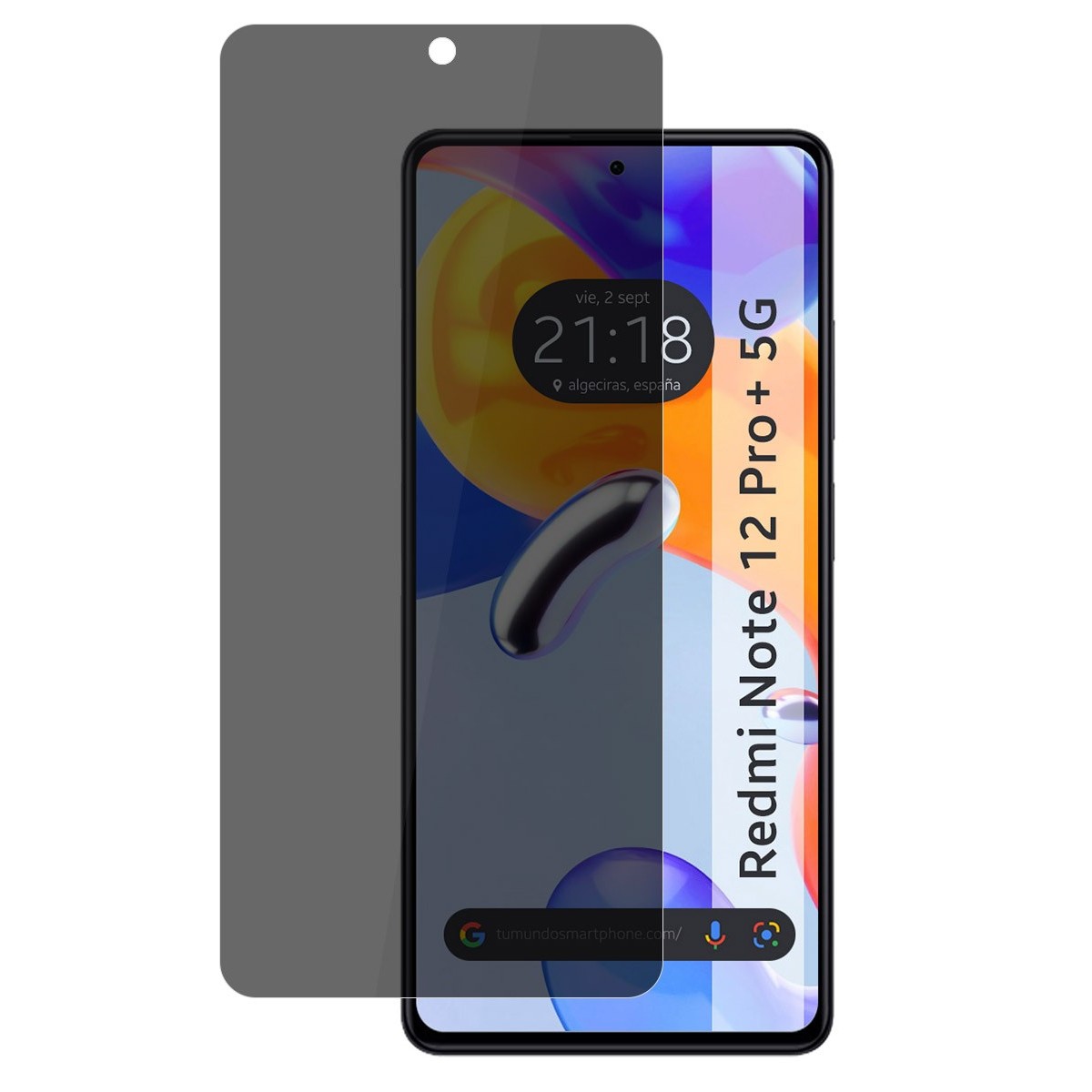 Protector Pantalla Hidrogel Privacidad Antiespías compatible con Xiaomi Redmi Note 12 Pro+ Plus 5G