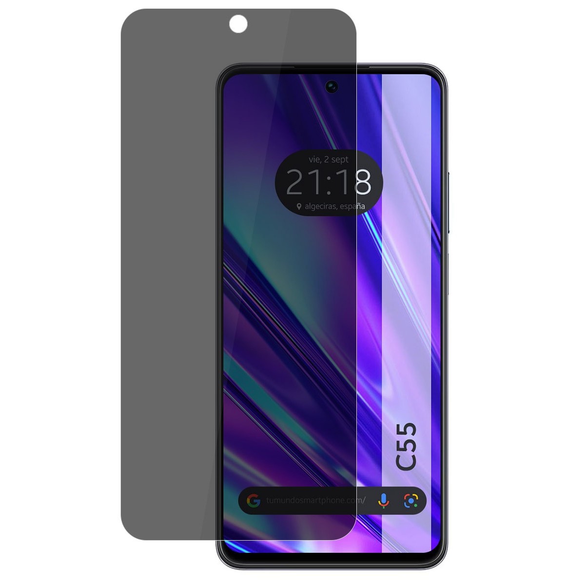 Protector Pantalla Hidrogel Privacidad Antiespías para Realme C55