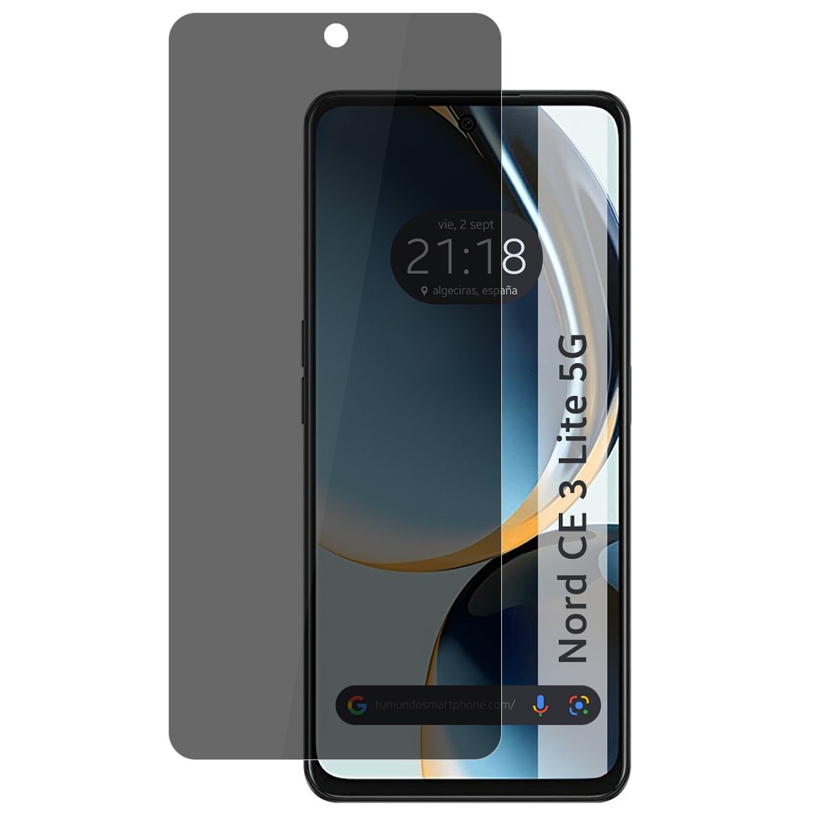 Protector Pantalla Hidrogel Privacidad Antiespías para Oneplus Nord CE 3 Lite 5G