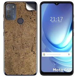 Pegatina Vinilo Autoadhesiva Textura Piel para Motorola Moto G50 5G