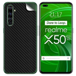 Pegatina Vinilo Autoadhesiva Textura Carbono para Realme X50 Pro 5G