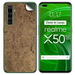 Pegatina Vinilo Autoadhesiva Textura Corcho para Realme X50 Pro 5G