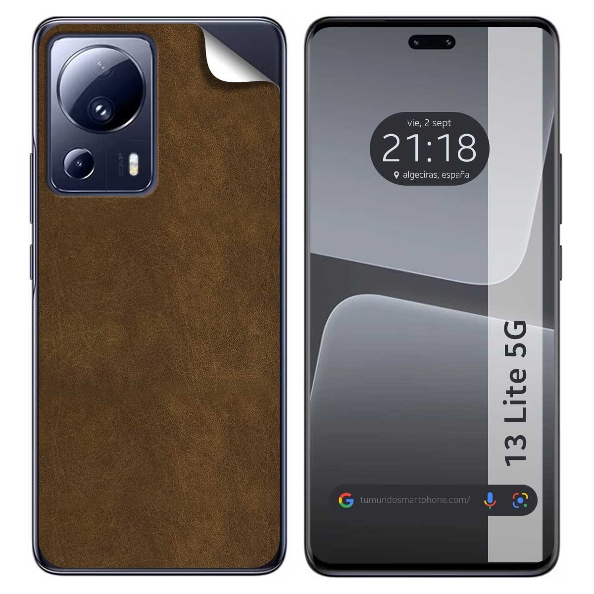 Pegatina Vinilo Autoadhesiva Textura Piel compatible con Xiaomi 13 Lite 5G