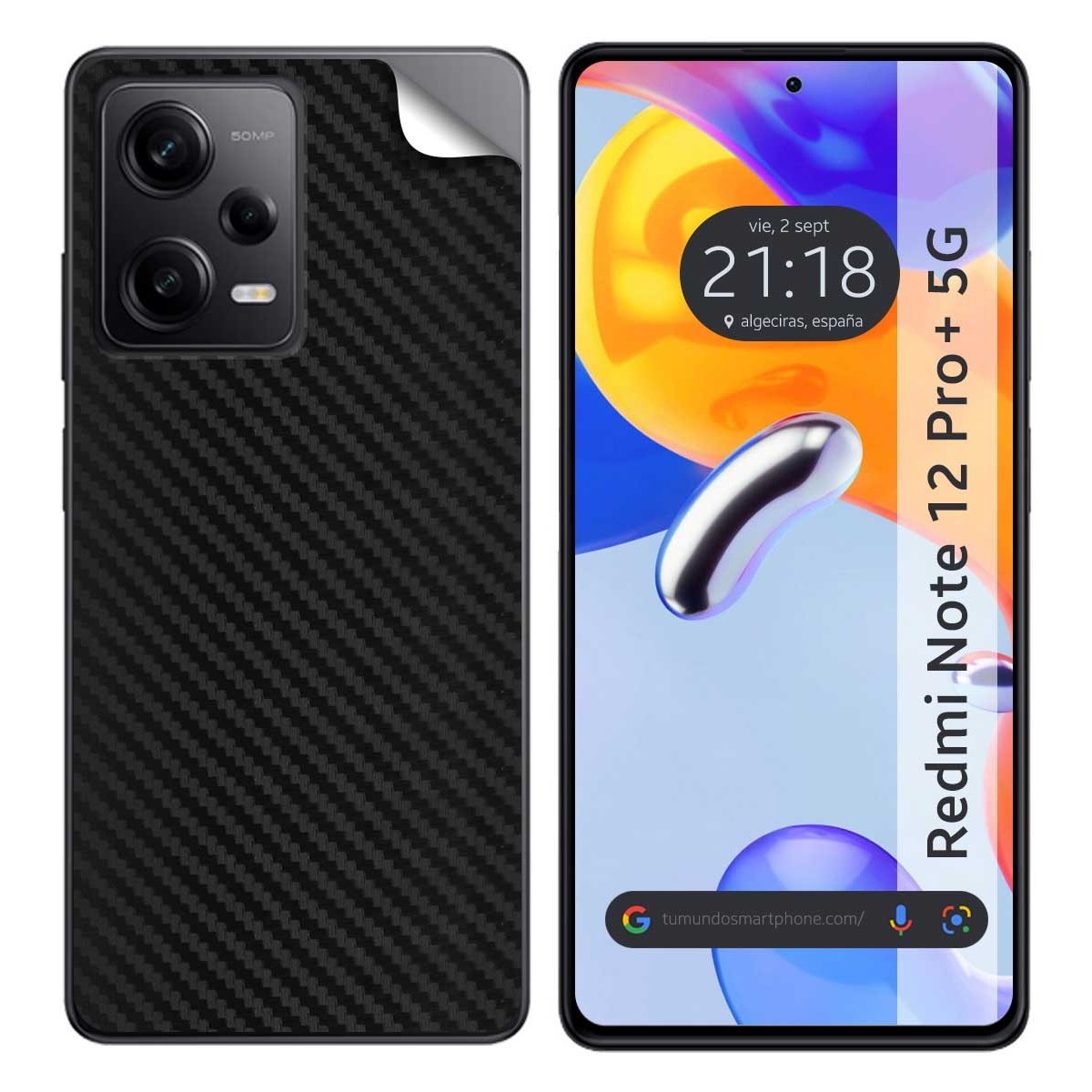 Pegatina Vinilo Autoadhesiva Textura Corcho compatible con Xiaomi Redmi Note 12 Pro+ Plus 5G