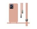 Funda Silicona Líquida con Cordón compatible con Xiaomi POCO X5 5G color Rosa