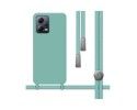 Funda Silicona Líquida con Cordón compatible con Xiaomi POCO X5 5G color Verde