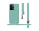 Funda Silicona Líquida con Cordón compatible con Xiaomi POCO X5 Pro 5G color Verde