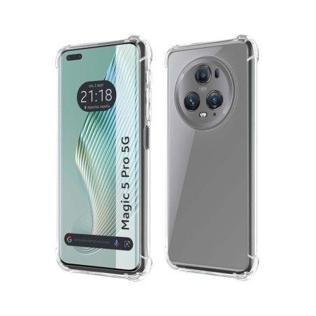 Funda Silicona Antigolpes Transparente para Huawei Honor Magic 5 Pro 5G