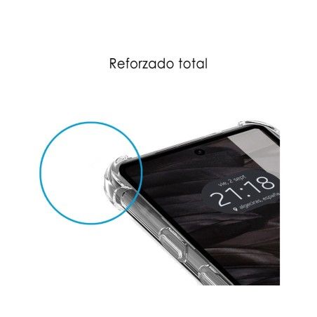 Funda Silicona Antigolpes Transparente para Google Pixel 7a 5G