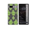 Funda Silicona Transparente para Google Pixel 7a 5G diseño Cactus Dibujos