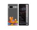 Funda Silicona Transparente para Google Pixel 7a 5G diseño Leopardo Dibujos