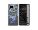 Funda Silicona Transparente para Google Pixel 7a 5G diseño Plumas Dibujos