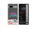 Funda Silicona Transparente para Google Pixel 7a 5G diseño Summer Dibujos