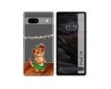 Funda Silicona Transparente para Google Pixel 7a 5G diseño Suricata Dibujos