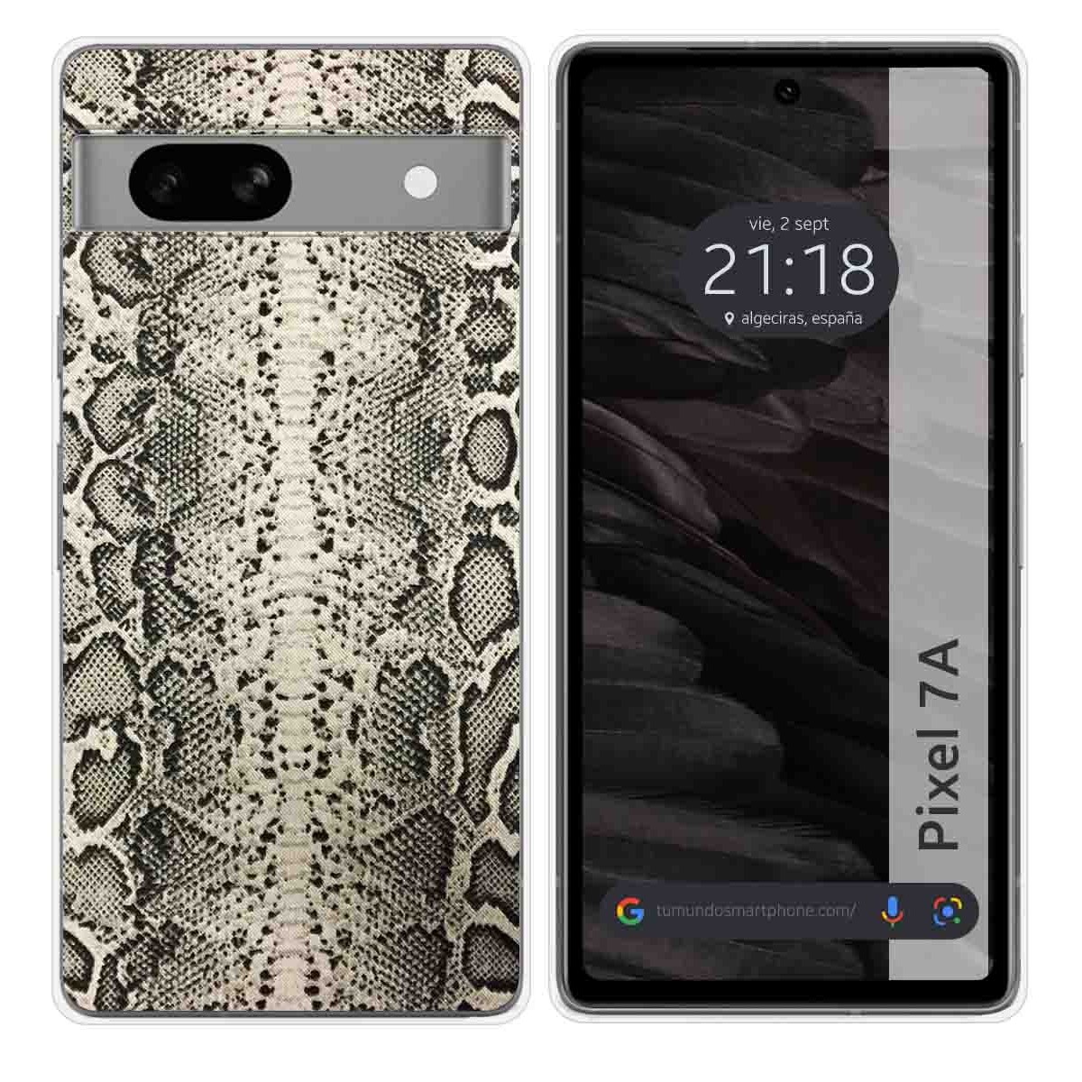 Funda Silicona para Google Pixel 7a 5G diseño Animal 01 Dibujos