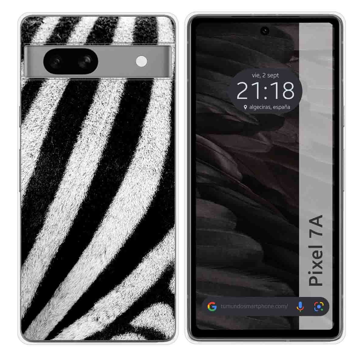 Funda Silicona para Google Pixel 7a 5G diseño Animal 02 Dibujos