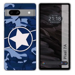 Funda Silicona para Google Pixel 7a 5G diseño Camuflaje 03 Dibujos