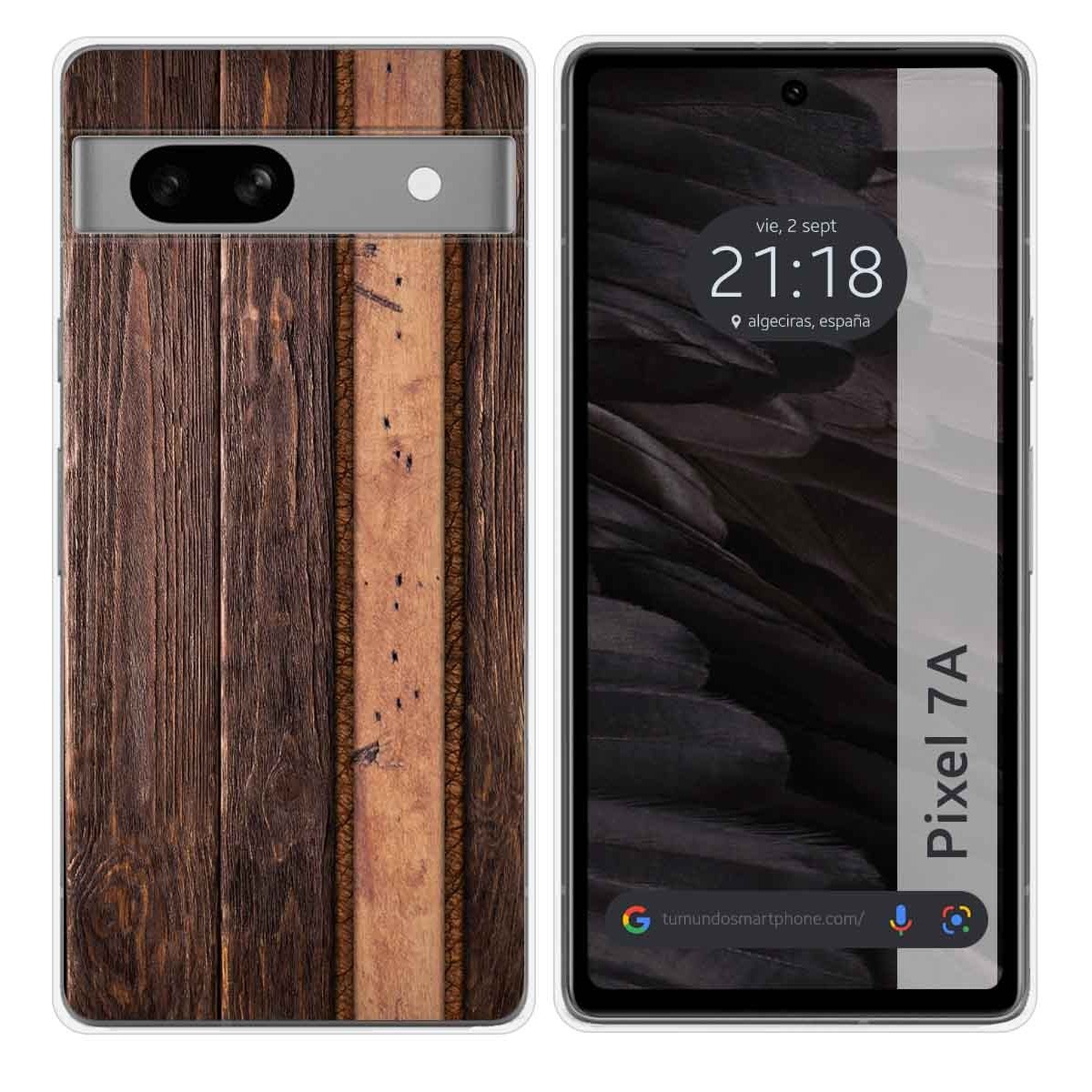 Funda Silicona para Google Pixel 7a 5G diseño Madera 05 Dibujos