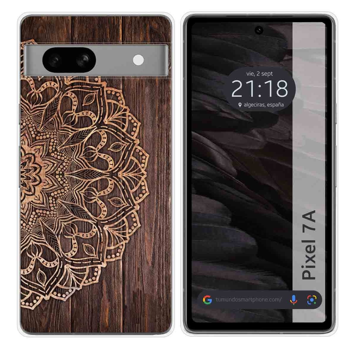 Funda Silicona para Google Pixel 7a 5G diseño Madera 06 Dibujos
