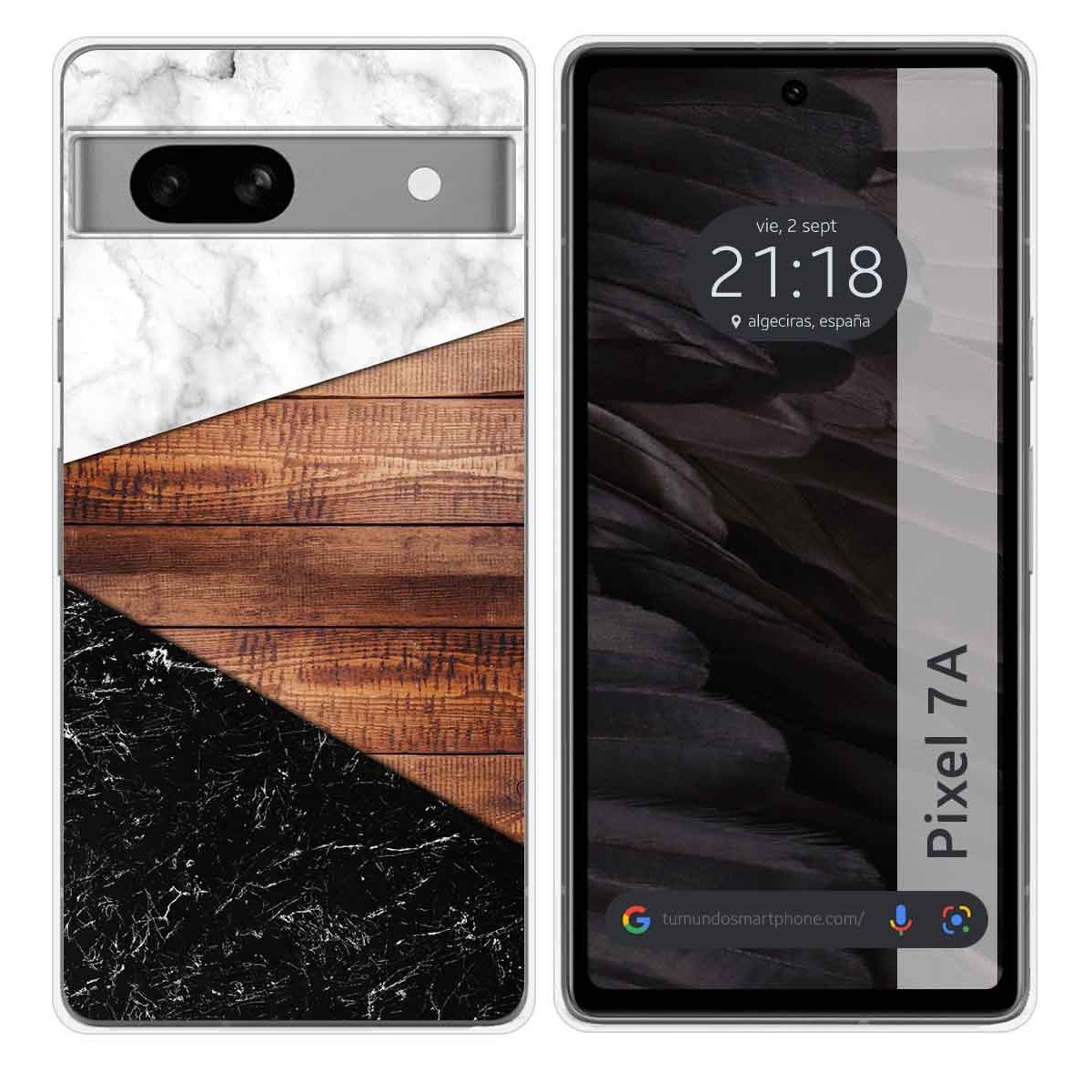 Funda Silicona para Google Pixel 7a 5G diseño Mármol 11 Dibujos