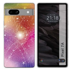 Funda Silicona para Google Pixel 7a 5G diseño Abstracto Dibujos