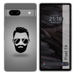 Funda Silicona para Google Pixel 7a 5G diseño Barba Dibujos