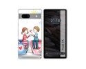 Funda Silicona para Google Pixel 7a 5G diseño Café Dibujos