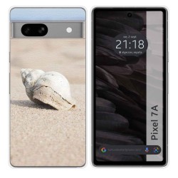Funda Silicona para Google Pixel 7a 5G diseño Concha Dibujos
