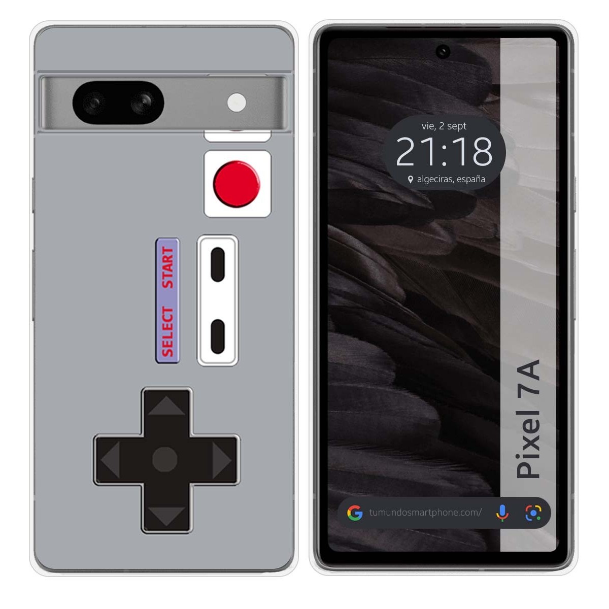 Funda Silicona para Google Pixel 7a 5G diseño Consola Dibujos