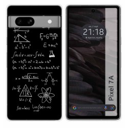 Funda Silicona para Google Pixel 7a 5G diseño Formulas Dibujos