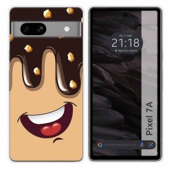 Funda Silicona para Google Pixel 7a 5G diseño Helado Chocolate Dibujos