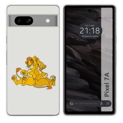 Funda Silicona para Google Pixel 7a 5G diseño Leones Dibujos