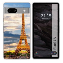 Funda Silicona para Google Pixel 7a 5G diseño Paris Dibujos