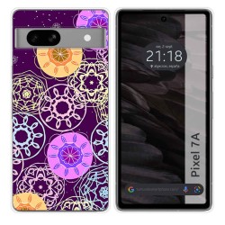 Funda Silicona para Google Pixel 7a 5G diseño Radial Dibujos
