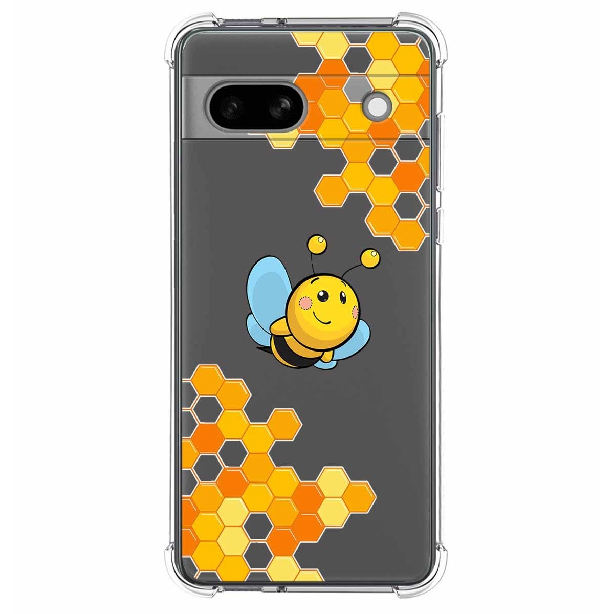 Funda Silicona Antigolpes para Google Pixel 7a 5G diseño Abeja Dibujos
