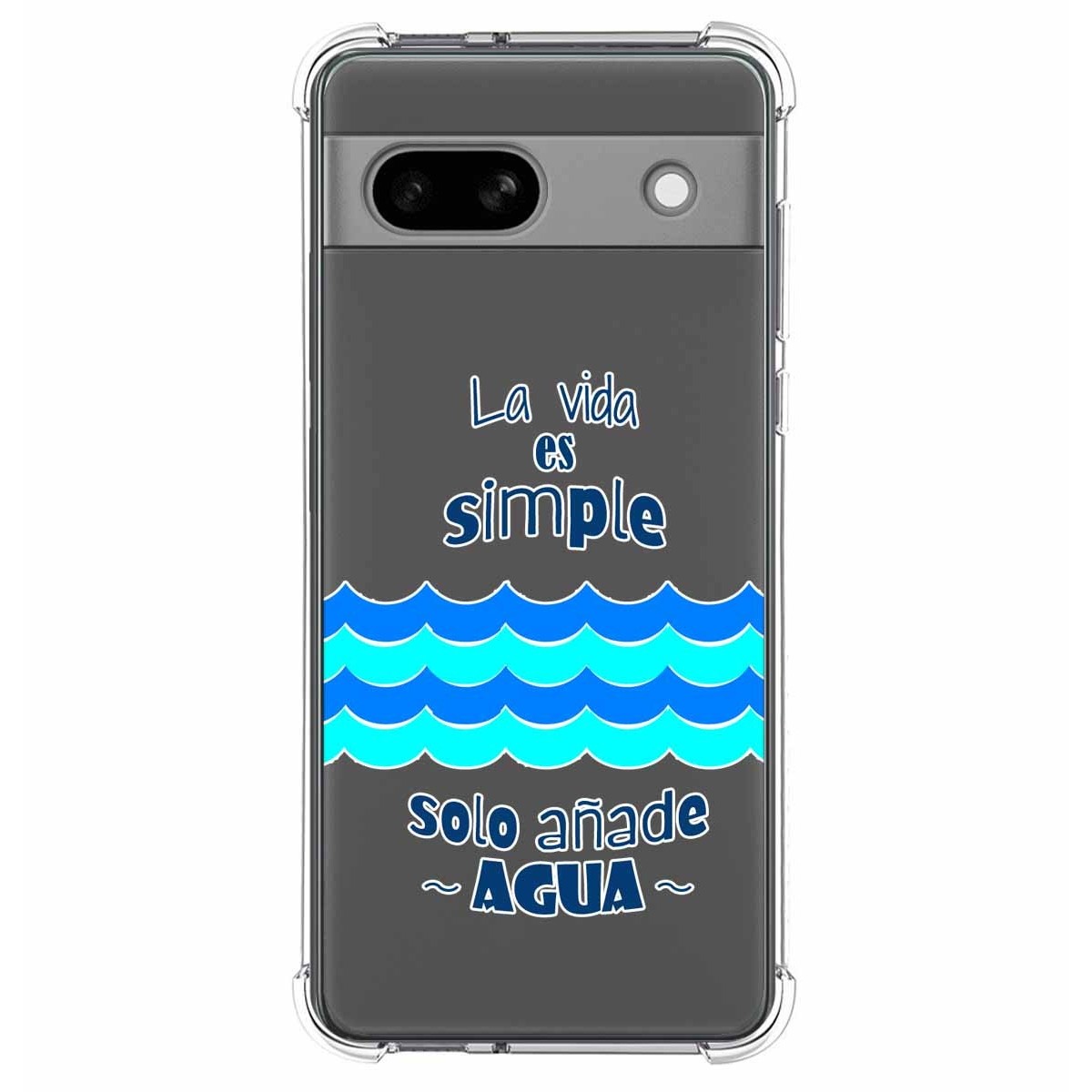 Funda Silicona Antigolpes para Google Pixel 7a 5G diseño Agua Dibujos