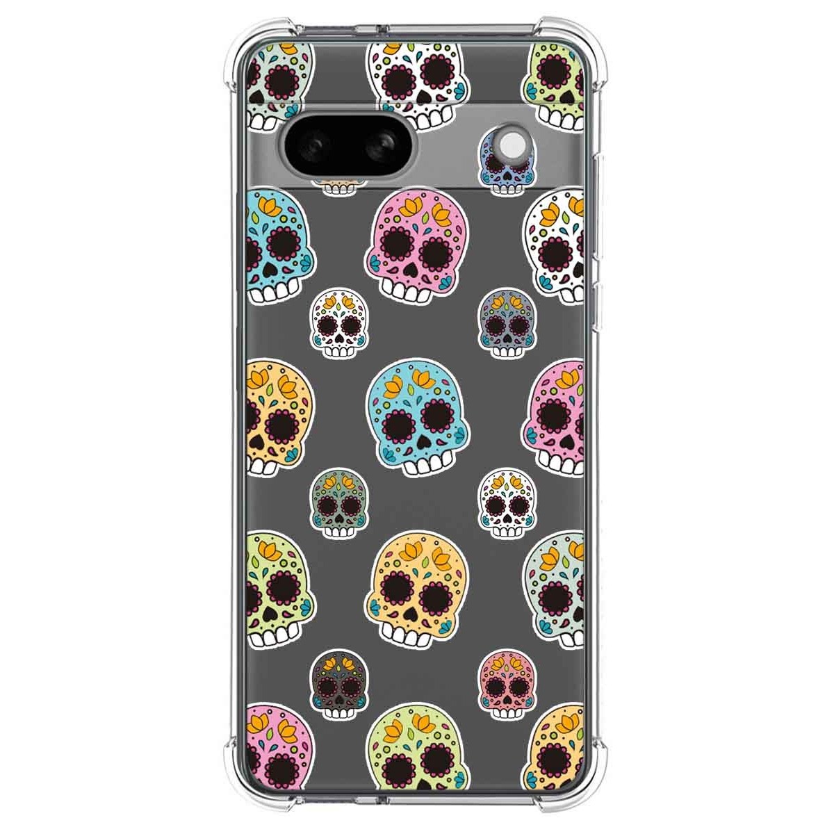 Funda Silicona Antigolpes para Google Pixel 7a 5G diseño Catrina Dibujos