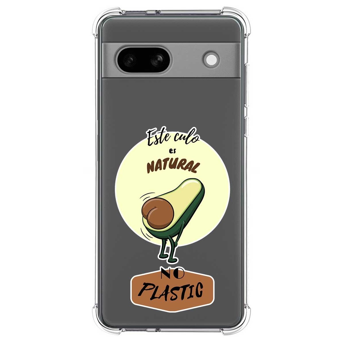 Funda Silicona Antigolpes para Google Pixel 7a 5G diseño Culo Natural Dibujos