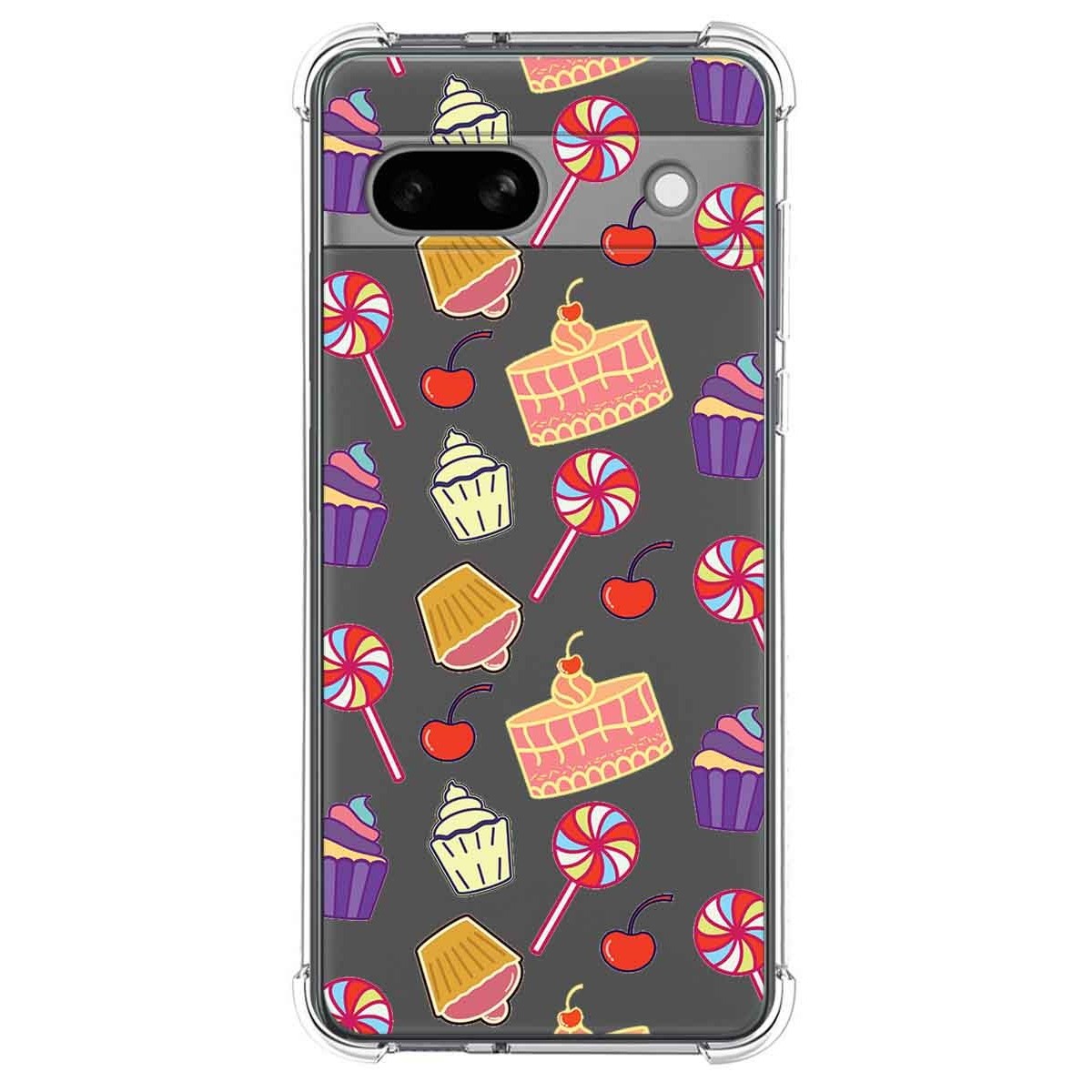 Funda Silicona Antigolpes para Google Pixel 7a 5G diseño Dulces 01 Dibujos