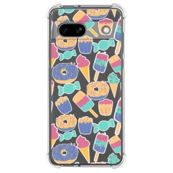 Funda Silicona Antigolpes para Google Pixel 7a 5G diseño Dulces 02 Dibujos