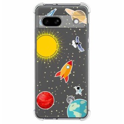 Funda Silicona Antigolpes para Google Pixel 7a 5G diseño Espacio Dibujos