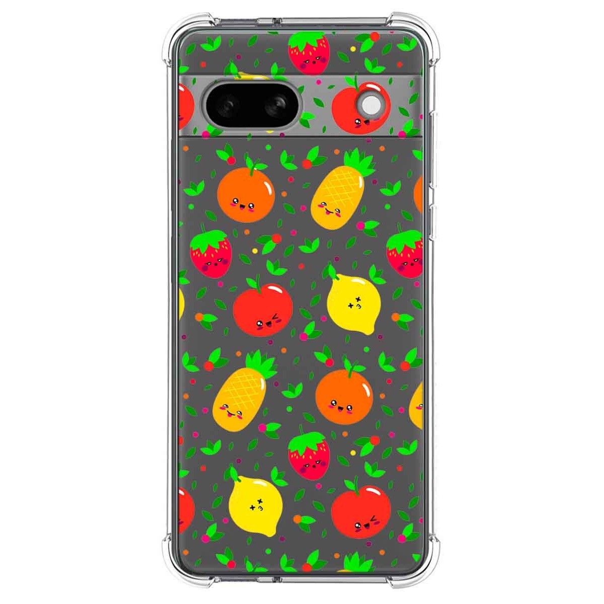 Funda Silicona Antigolpes para Google Pixel 7a 5G diseño Frutas 01 Dibujos