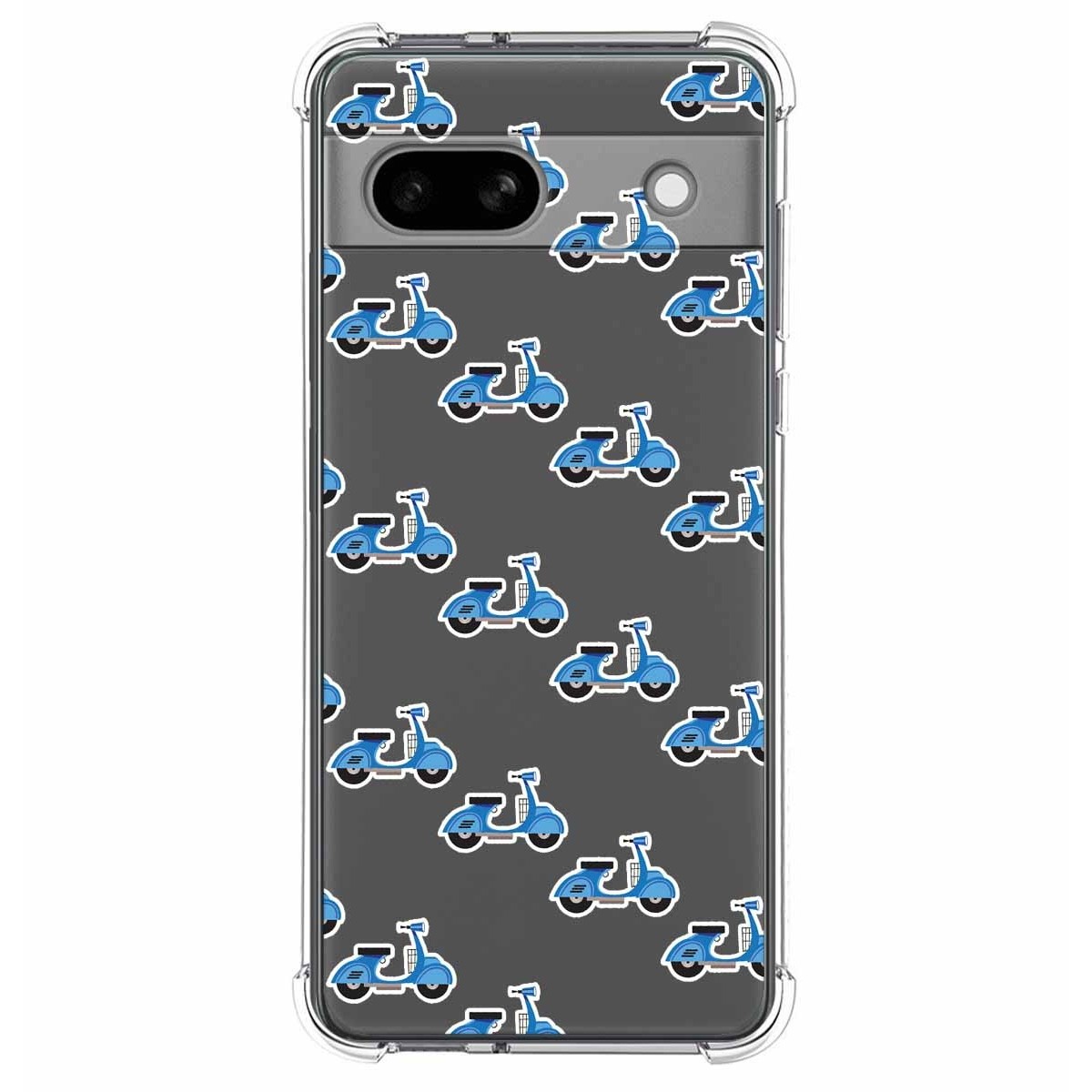Funda Silicona Antigolpes para Google Pixel 7a 5G diseño Scooter Dibujos