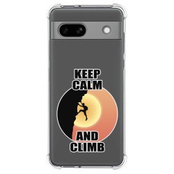 Funda Silicona Antigolpes para Google Pixel 7a 5G diseño Hombre Escalada Dibujos